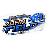 John Fields | 2026 | Kiss-Cut Vinyl Decal - transparent glossy