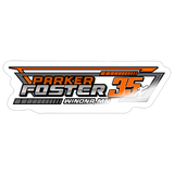 Parker Foster | 2026 | Kiss-Cut Vinyl Decal - white glossy
