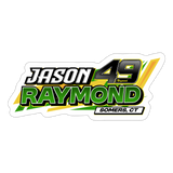 Jason Raymond | 2025 |  Kiss-Cut Vinyl Decal - white matte