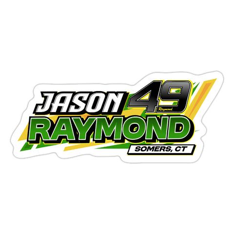 Jason Raymond | 2025 |  Kiss-Cut Vinyl Decal - white matte