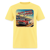 Vintage 76 | Stars Stripes & Speed | Adult T-Shirt - cornsilk