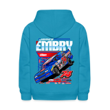 James Embry | Embry Racing | 2026 | Youth Hoodie - turquoise