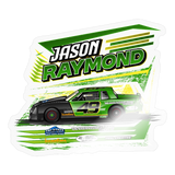 Jason Raymond | 2025 |  Kiss-Cut Vinyl Decal 2 - transparent glossy