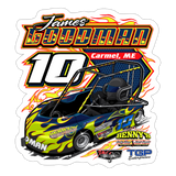 James Goodman | 2026 | Kiss-Cut Vinyl Decal 2 - white matte