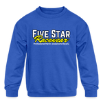 Five Star Racewear | Youth Crewneck Sweatshirt - royal blue