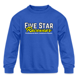 Five Star Racewear | Youth Crewneck Sweatshirt - royal blue