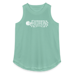 KEDRON | White Logo | Women's Relaxed Tank Top - saltwater