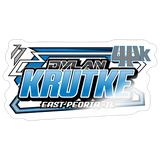 Dylan Krutke | 2026 | Kiss-Cut Vinyl Decal - white glossy