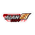 Alan Stipp | 2025 |  Kiss-Cut Vinyl Decal - white matte