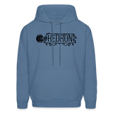KEDRON | Black Logo | Adult Hoodie - denim blue
