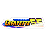 Jason Lafayette | 2026 | Kiss-Cut Vinyl Decal - white glossy
