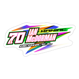Ian McDorman | 2025 |  Kiss-Cut Vinyl Decal - white glossy
