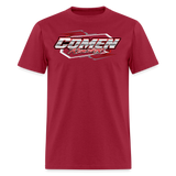 Quinn Comen | 2025 | Adult T-Shirt - dark red