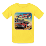 Vintage 76 | Stars Stripes & Speed | Youth T-Shirt - yellow