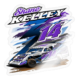 Shane Kelley | 2022 |  Kiss-Cut Vinyl Decal - transparent glossy