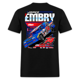 James Embry | Embry Racing | 2026 | Adult T-Shirt - black