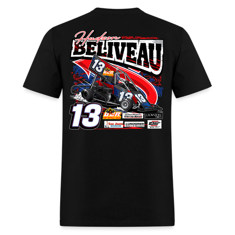 Hudson Beliveau | 2025 | Adult T-Shirt - black