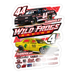 Wild Frogs Racing | 2025 |  Kiss-Cut Vinyl Decal 2 - white glossy