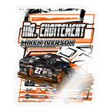 Miken Iverson | 2025 |  Kiss-Cut Vinyl Decal 2 - transparent glossy