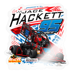 Jace Hackett | 2025 |  Kiss-Cut Vinyl Decal 2 - transparent glossy