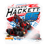 Jace Hackett | 2025 |  Kiss-Cut Vinyl Decal 2 - transparent glossy