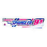 Brody Spangler | 2026 | Kiss-Cut Vinyl Decal - transparent glossy