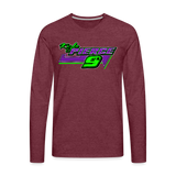 Kyle Pierce | Pierce Racing | 2024 | Men's LS T-Shirt - heather burgundy