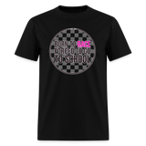 Born to Race Circle | Pink | Adult T-Shirt - black