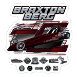 Braxton Berg | 2025 |  Kiss-Cut Vinyl Decal 2 - white matte