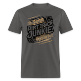 Dirt Track Junkie | FSR Merch | Adult Shirt - charcoal