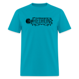 KEDRON | Black Logo | Adult T-Shirt - turquoise