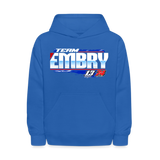 James Embry | Embry Racing | 2026 | Youth Hoodie - royal blue