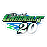 David Greenslit | 2025 | Kiss-Cut Vinyl Decal - white glossy
