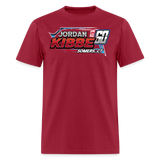 Jordan Kibbe | 2025 | Adult T-Shirt - dark red