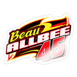Beau Albee | 2025 |  Kiss-Cut Vinyl Decal - white glossy