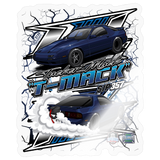 Tucker Mack | 2026 | Kiss-Cut Vinyl Decal 2 - transparent glossy