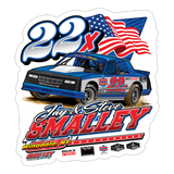 Smalley Racing | 2025 |  Kiss-Cut Vinyl Decal 2 - white matte