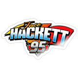 Jace Hackett | 2026 | Kiss-Cut Vinyl Decal - white glossy