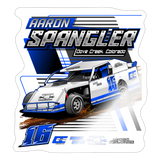 Aaron Spangler | 2023 | Kiss-Cut Vinyl Decal 2. - white glossy