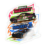 Mackey Racing | 2025 |  Kiss-Cut Vinyl Decal 2 - white glossy