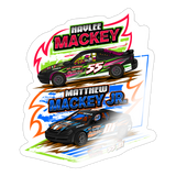 Mackey Racing | 2025 |  Kiss-Cut Vinyl Decal 2 - white glossy