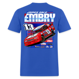 James Dale | Embry Racing | 2026 | Adult T-Shirt - royal blue