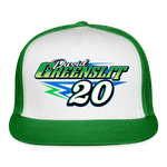 David Greenslit | 2025 | Trucker Cap - white/kelly green