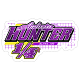 Ambria Hunter | 2026 | Kiss-Cut Vinyl Decal - white matte