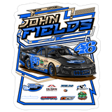 John Fields | 2026 | Kiss-Cut Vinyl Decal 2 - white matte