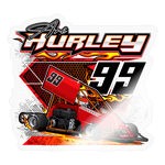 Ari Hurley | 2025 |  Kiss-Cut Vinyl Decal 2 - transparent glossy