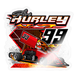Ari Hurley | 2025 |  Kiss-Cut Vinyl Decal 2 - transparent glossy