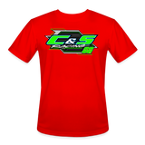 C & S Racing | 2026 | Men’s Moisture Wicking Performance T-Shirt 2 - red