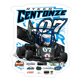 Ryker Centonze | 2025 |  Kiss-Cut Vinyl Decal 2 - white matte