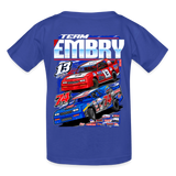 Embry Racing | 2026 | Youth T-Shirt - royal blue